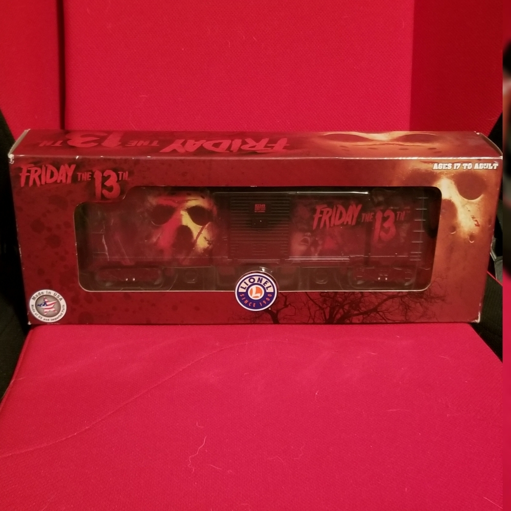 Lionel Train Box Car Friday the 13th
